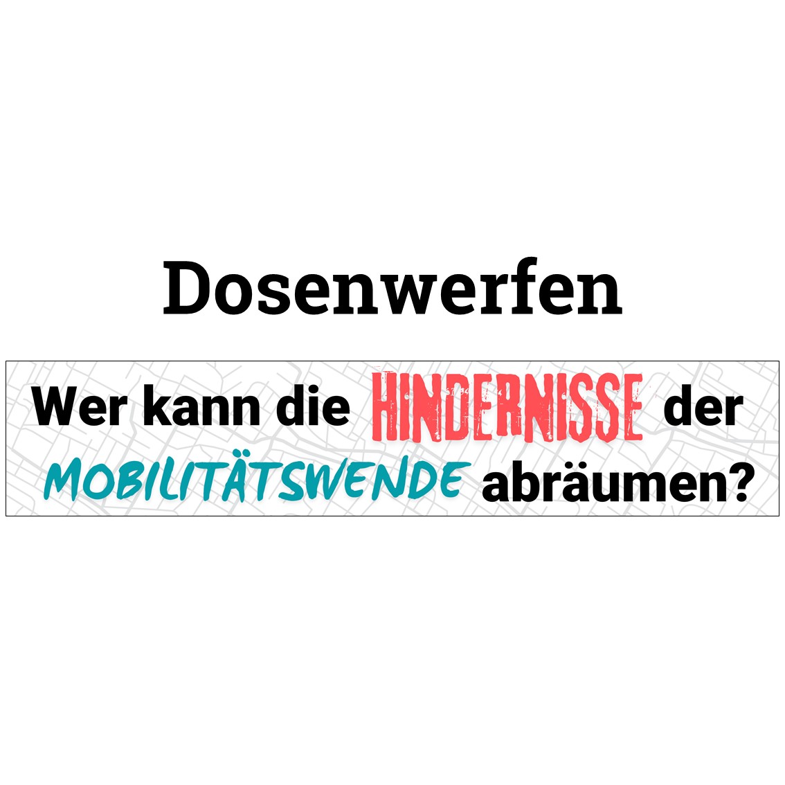 Dosenwerfen